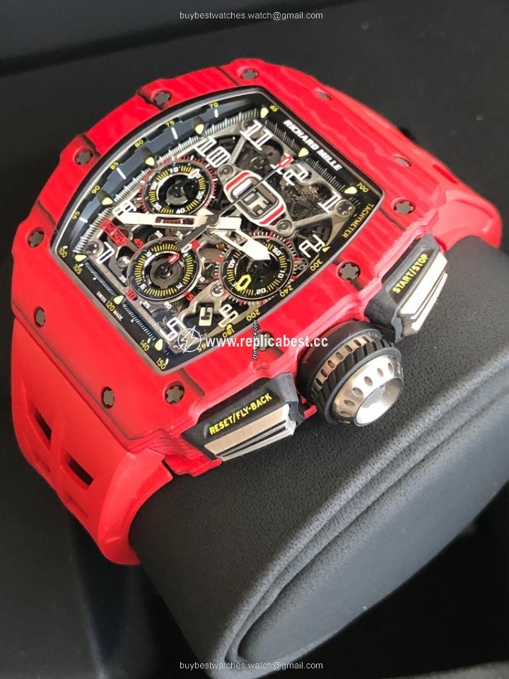Richard Mille RM 011 Mens watch Unisex Quartz Rm 11-03 Red Quartz
