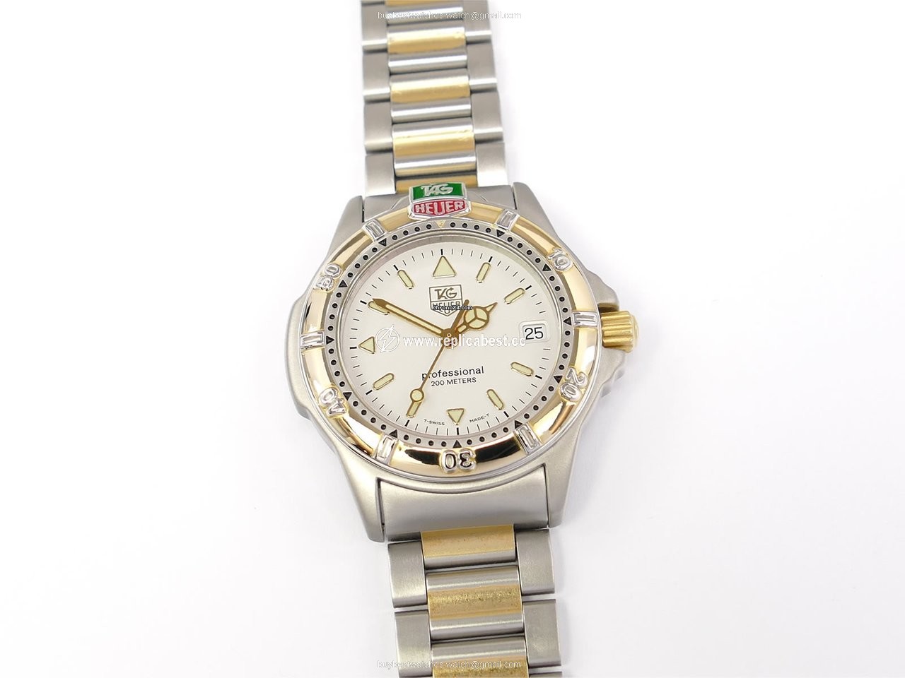 TAG Heuer Mens watch Unisex Quartz Gold Steel WF1220-K0