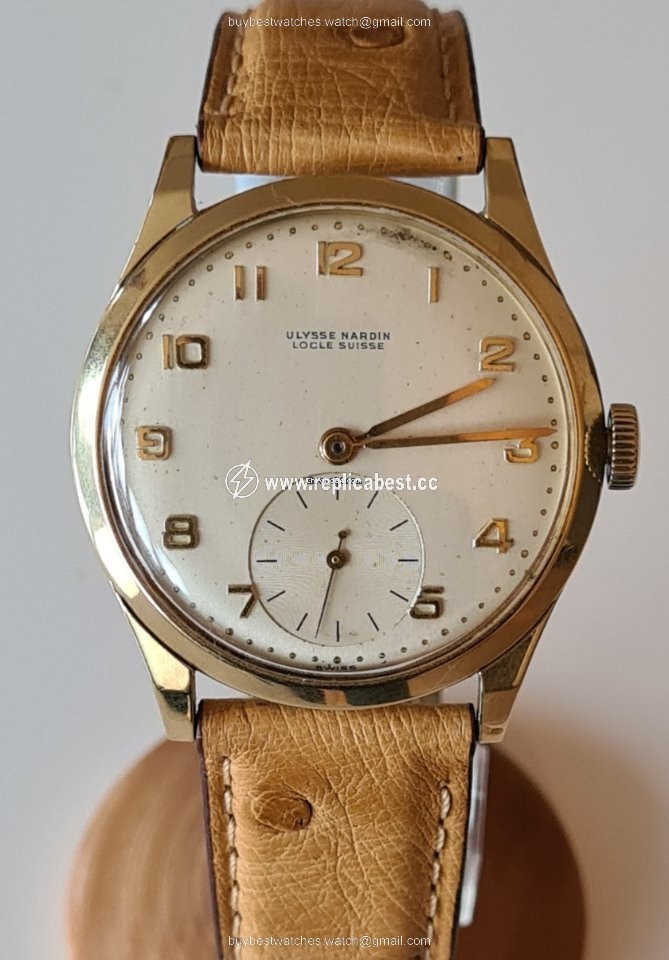 Ulysse Nardin Mens watch Unisex Manual winding Yellow gold 6034-13