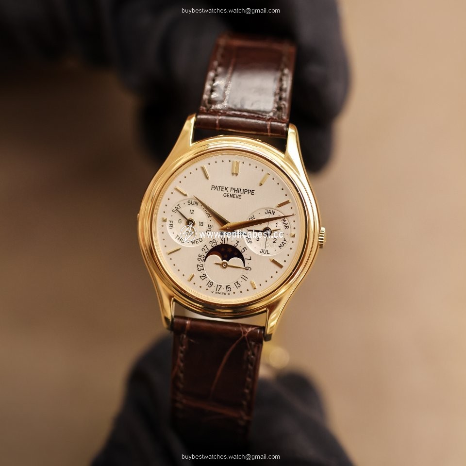 Patek Philippe Perpetual Calendar Mens watch Unisex Automatic Yellow gold 3940J