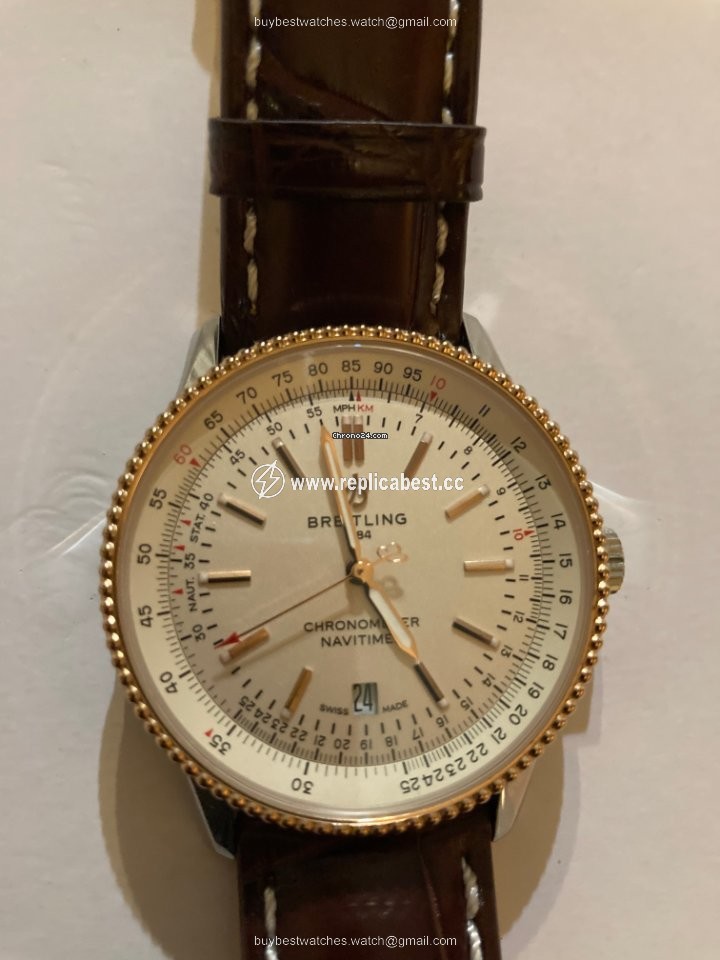Breitling Navitimer Mens watch Unisex Automatic Gold Steel U17326211G1P1