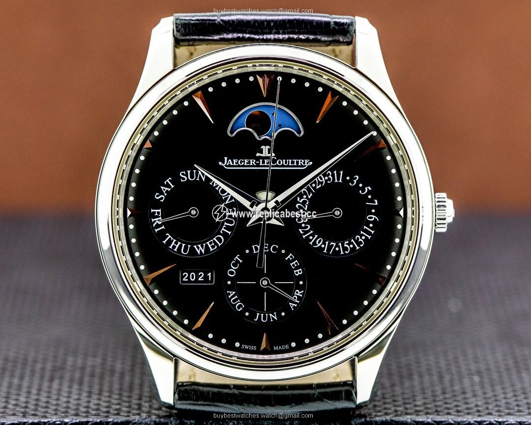 Jaeger-LeCoultre Master Ultra Thin Perpetual Mens watch Unisex Automatic Steel Q1308470