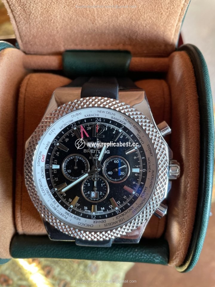 Breitling Bentley GMT Mens watch Unisex Automatic Steel A4736212 B919