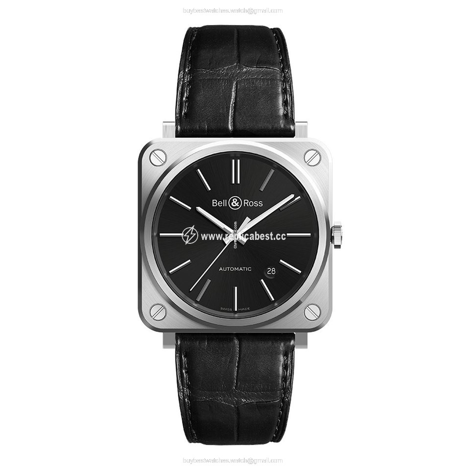 Bell & Ross BR S Automatic Steel BRS92.BLC.ST.SCR