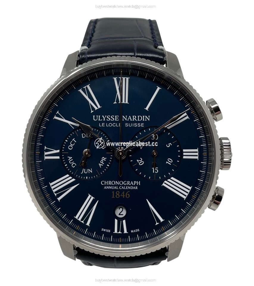 Ulysse Nardin Marine Torpilleur Mens watch Unisex Manual winding Steel 1533-320LE-3A-175 1B
