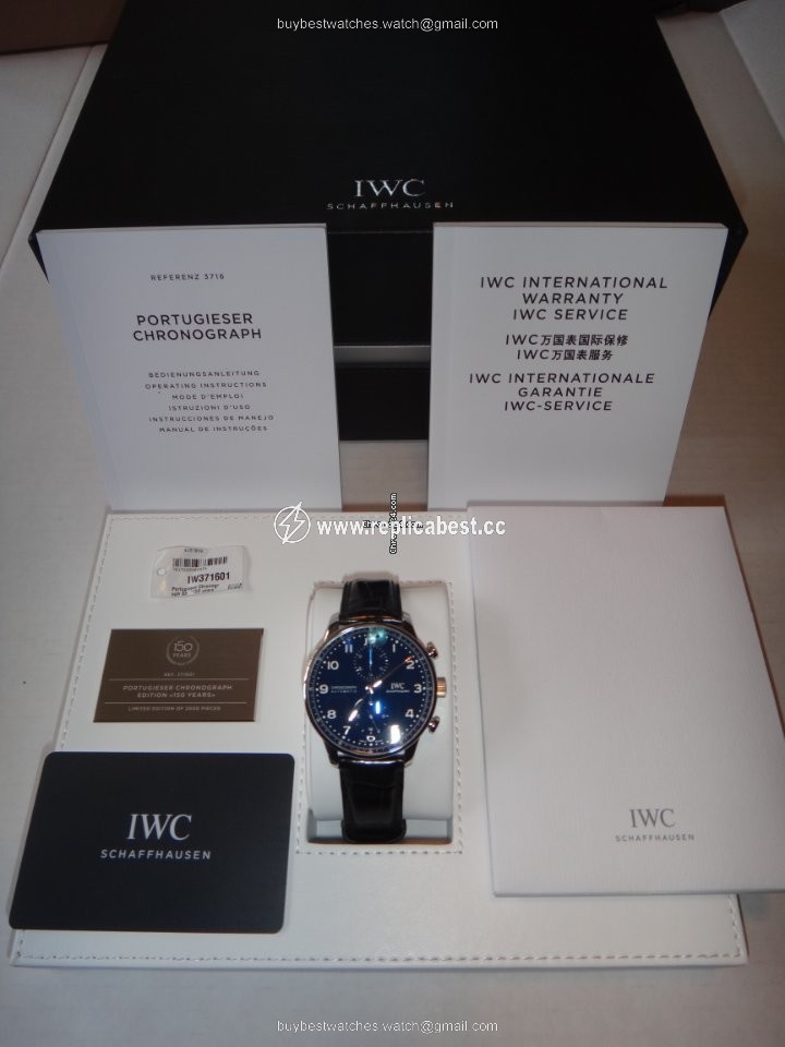 IWC Portuguese Chronograph Mens watch Unisex Automatic Steel IW371601