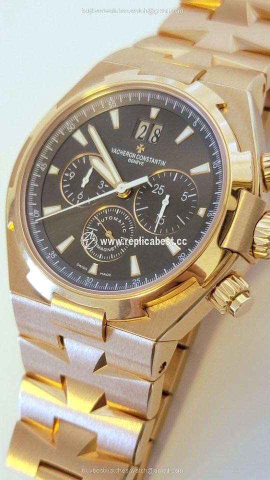 Vacheron Constantin Overseas Chronograph Mens watch Unisex Automatic Rose gold 49150 B01R-9338