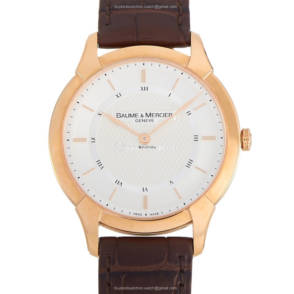 Baume & Mercier Mens watch Unisex Manual winding Rose gold M0A08801