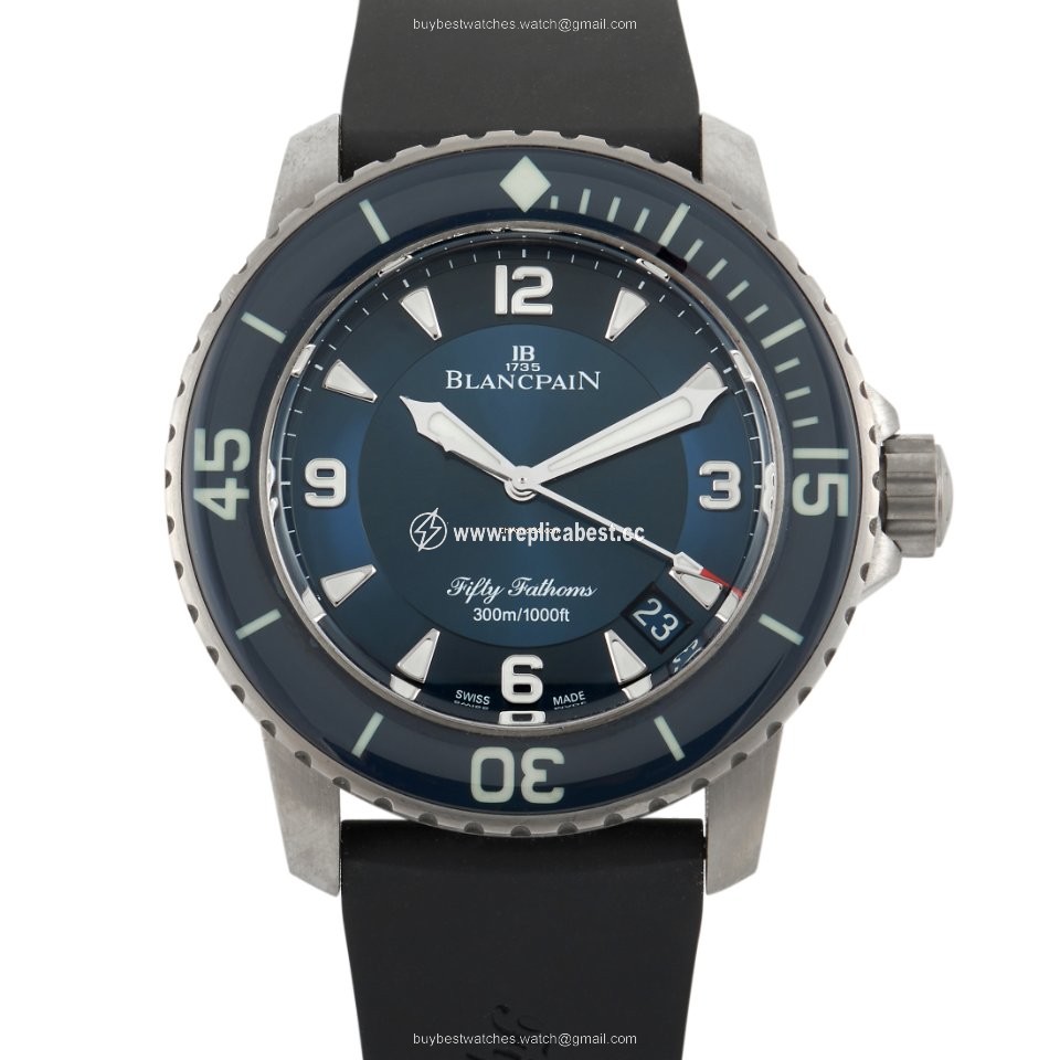 Blancpain Fifty Fathoms Mens watch Unisex Automatic Titanium 5015-12B40-O52A