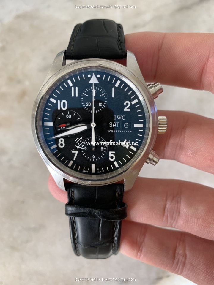 IWC Pilot Chronograph Mens watch Unisex Automatic Steel IW371701