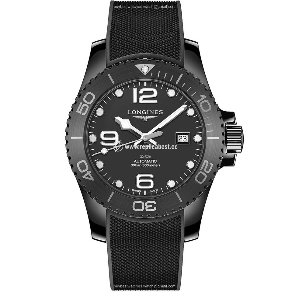 Longines HydroConquest Mens watch Unisex Automatic Ceramic L3.784.4.56.9