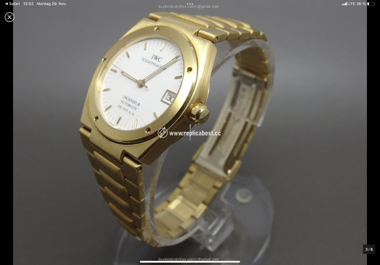 IWC Ingenieur Automatic Mens watch Unisex Automatic Yellow gold IW9238