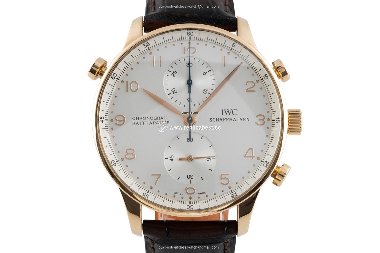 IWC Portuguese Chronograph Mens watch Unisex Manual winding Yellow gold 3712