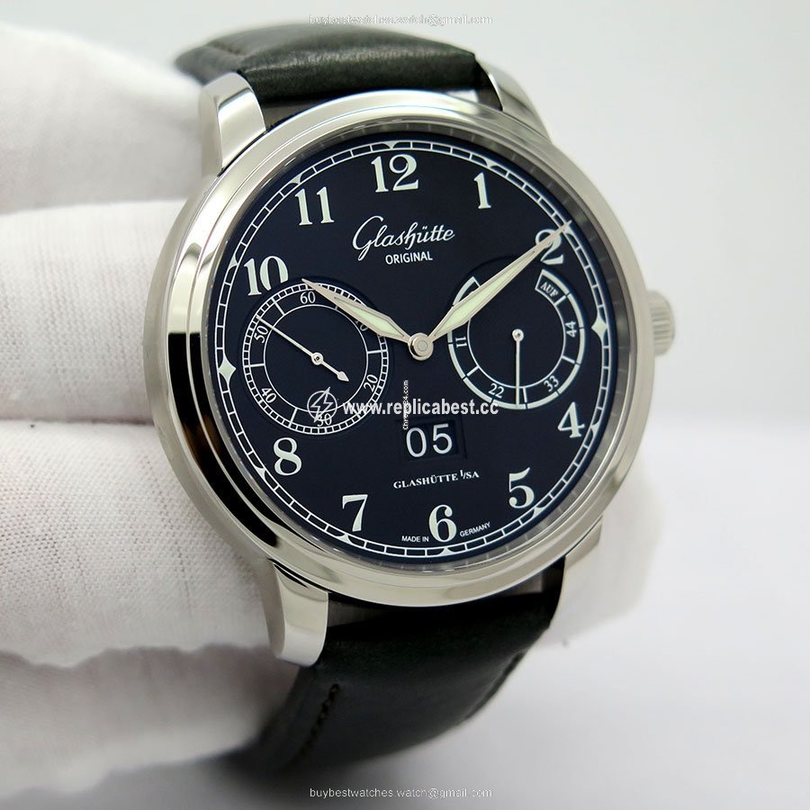 Glashutte Original Senator Observer Mens watch Unisex Automatic Steel 100-14-07-02-30