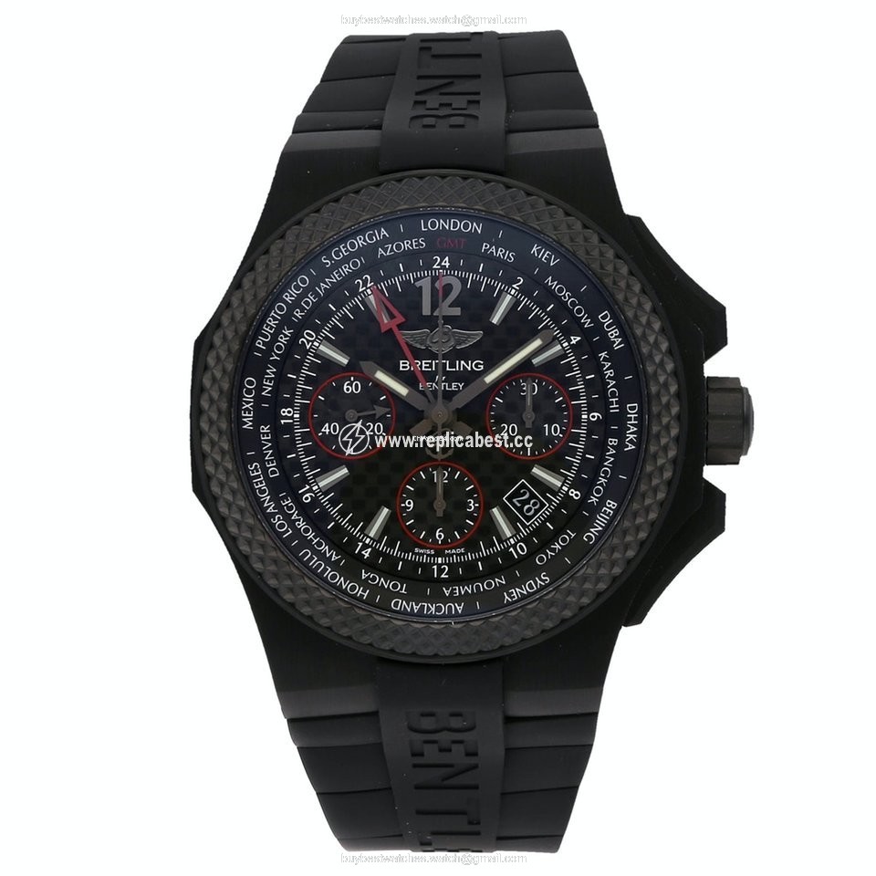 Breitling Bentley B04 GMT Mens watch Unisex Automatic Carbon NB0434E5 BE94