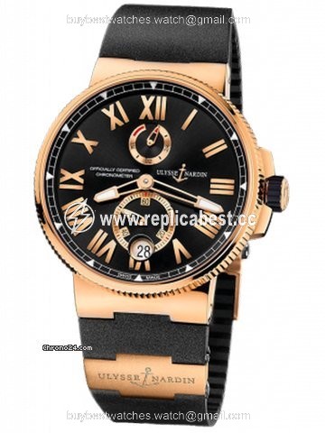 Ulysse Nardin Marine Chronometer Manufacture Mens watch Unisex Automatic Rose gold 11186-122-3 42