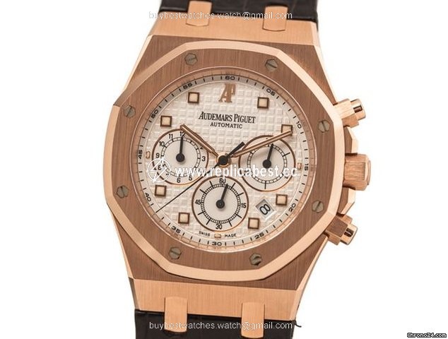 Audemars Piguet Royal Oak Chronograph Mens watch Unisex Automatic Rose gold 26220OR