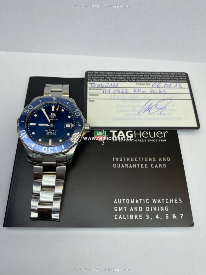 TAG Heuer Aquaracer 300M Mens watch Unisex Automatic Steel WAN2111.BA0822