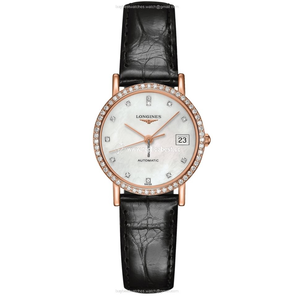 Longines Elegant Womens watch Automatic Rose gold L4.378.9.87.4