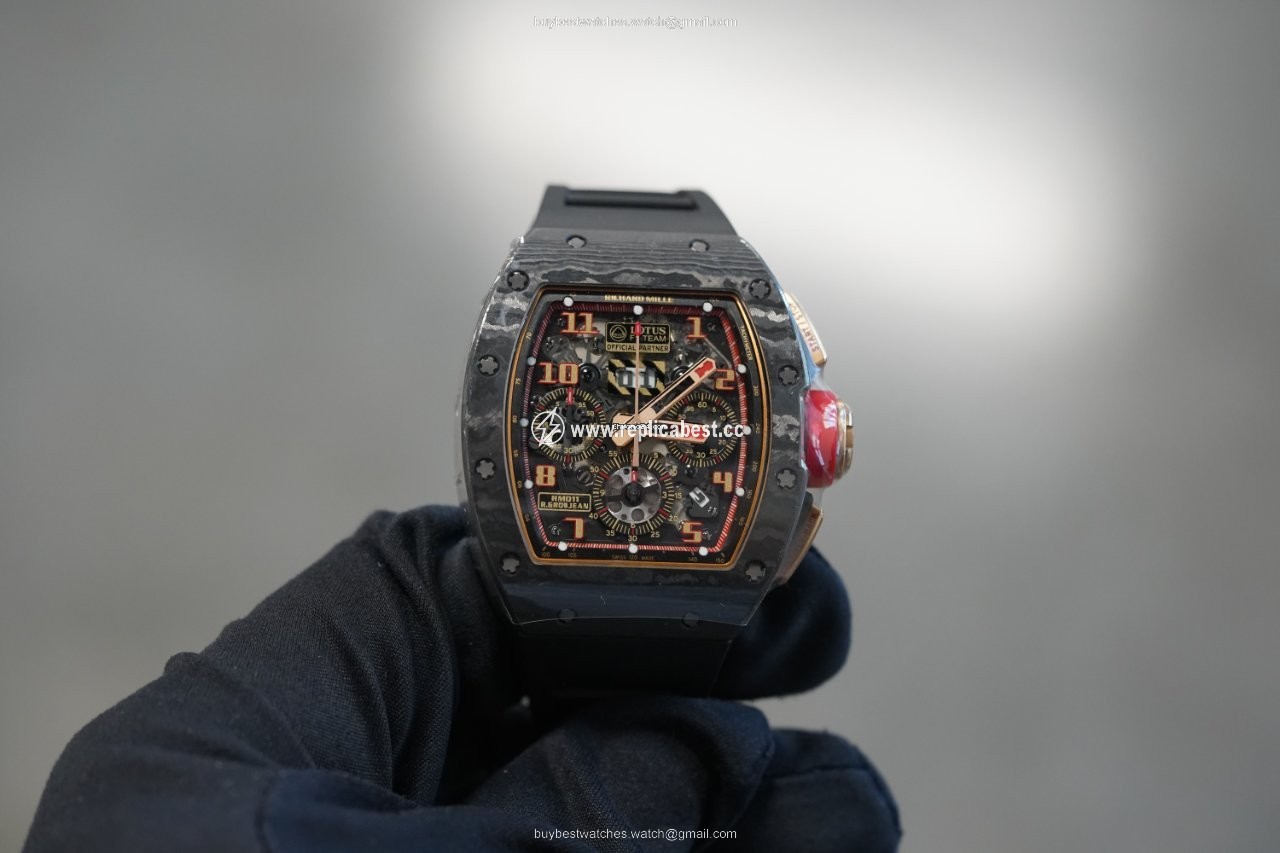 Richard Mille RM 011 Mens watch Unisex Automatic Carbon RM011 NTPT