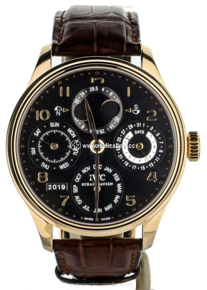 IWC Portuguese Perpetual Calendar Mens watch Unisex Automatic Rose gold IW5032-02