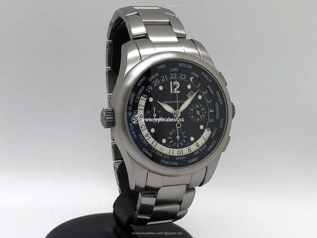 Girard Perregaux WW.TC Mens watch Unisex Automatic Titanium 49800-T-21-6046