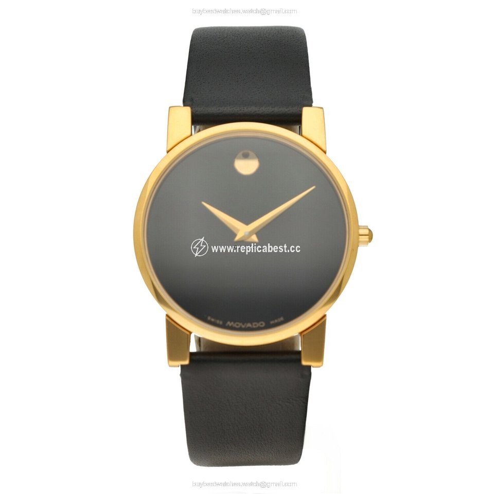 Movado Museum Mens watch Unisex Quartz Gold Steel 87.G4.875