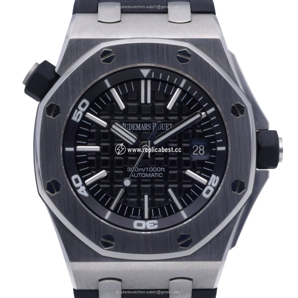 Audemars Piguet Royal Oak Offshore Diver Mens watch Unisex Automatic Steel 15703ST.OO.A002CA.01