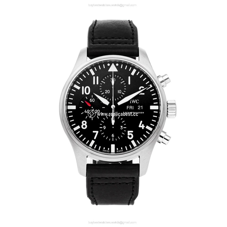 IWC Pilot Chronograph Mens watch Unisex Automatic Steel IW3777-09