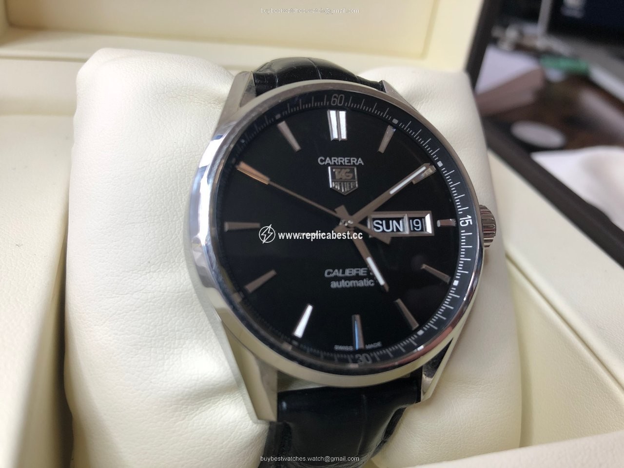 TAG Heuer Carrera Calibre 5 Mens watch Unisex Automatic Steel war201a.fc6266
