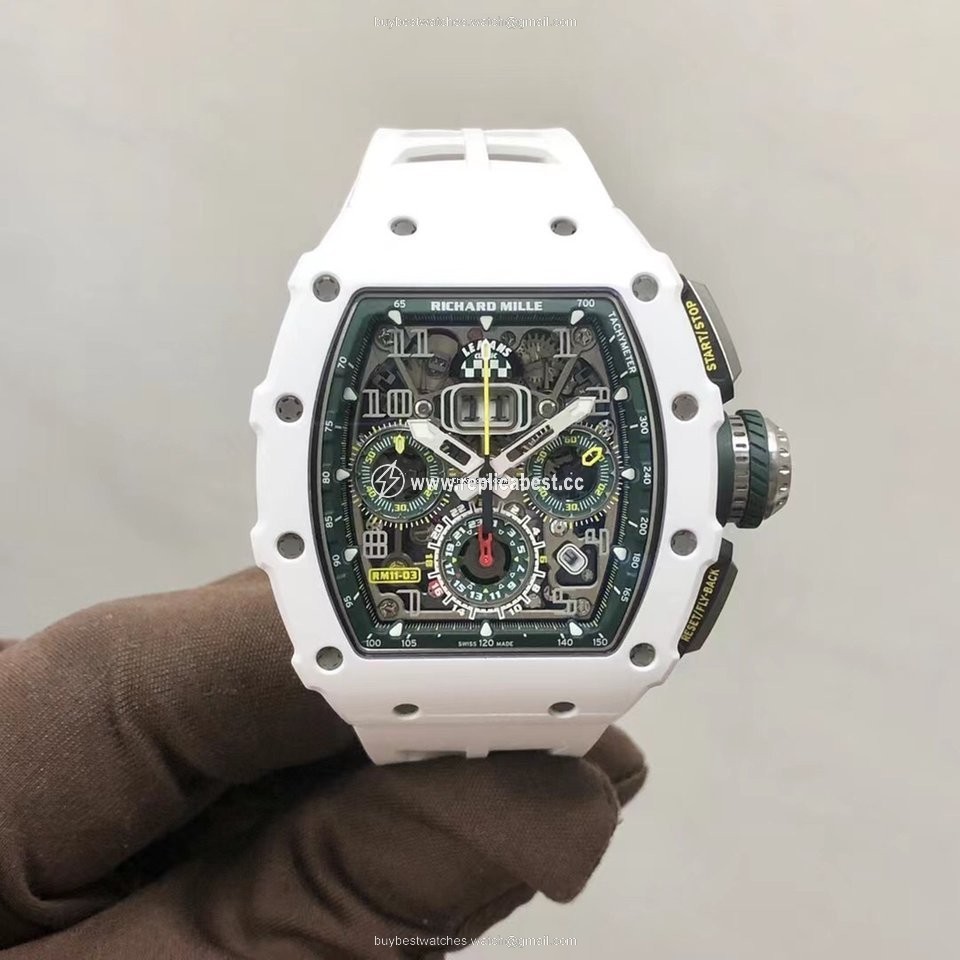 Richard Mille RM 011 Mens watch Unisex Automatic Ceramic Richard Mille Le Mans Classic Automatic Flyback Chronograph RM11 03