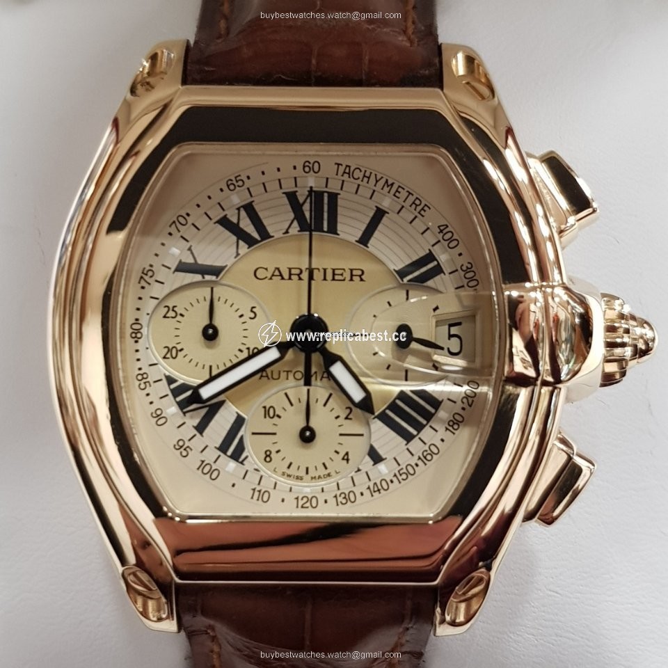Cartier Roadster Mens watch Unisex Automatic Yellow gold 2619