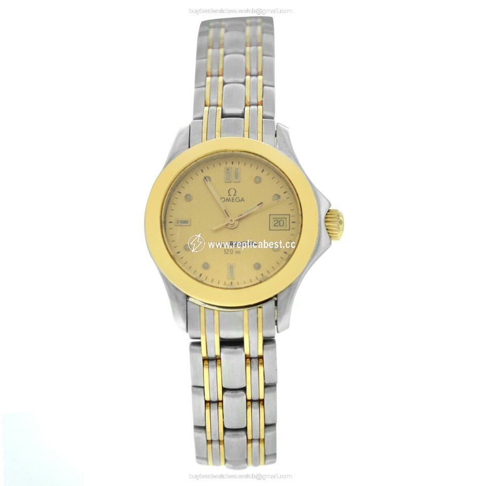 Omega Seamaster Womens watch Quartz Gold Steel 2371.10