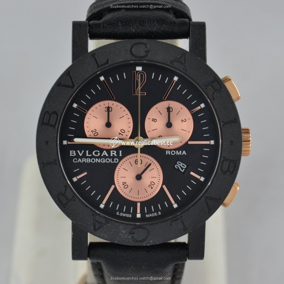 Bulgari Bulgari Mens watch Unisex Quartz Carbon BB 38 CL CH