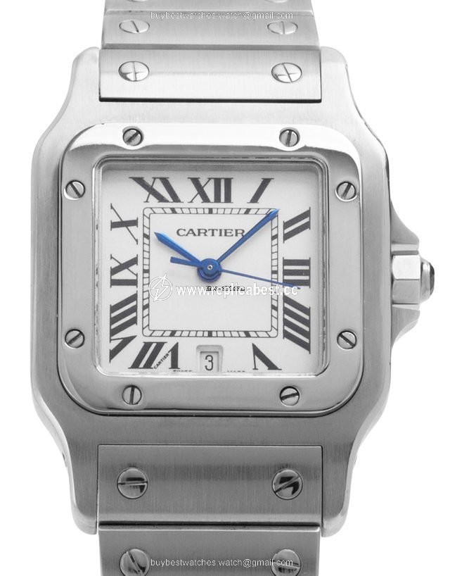 Cartier Santos Mens watch Unisex Quartz Steel W20025D6 1564