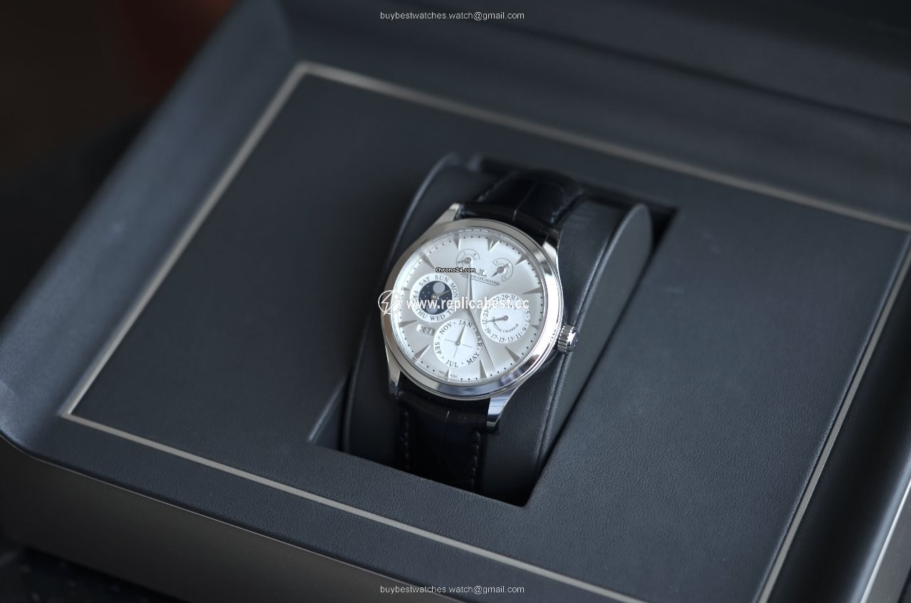 Jaeger-LeCoultre Master Eight Days Perpetual Mens watch Unisex Manual winding Steel Q1618420