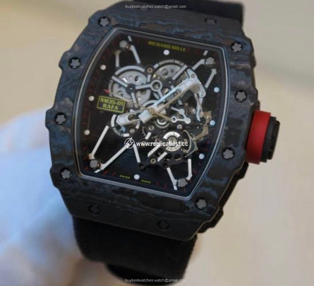 Richard Mille RM 035 Mens watch Unisex Manual winding Carbon RM35-01