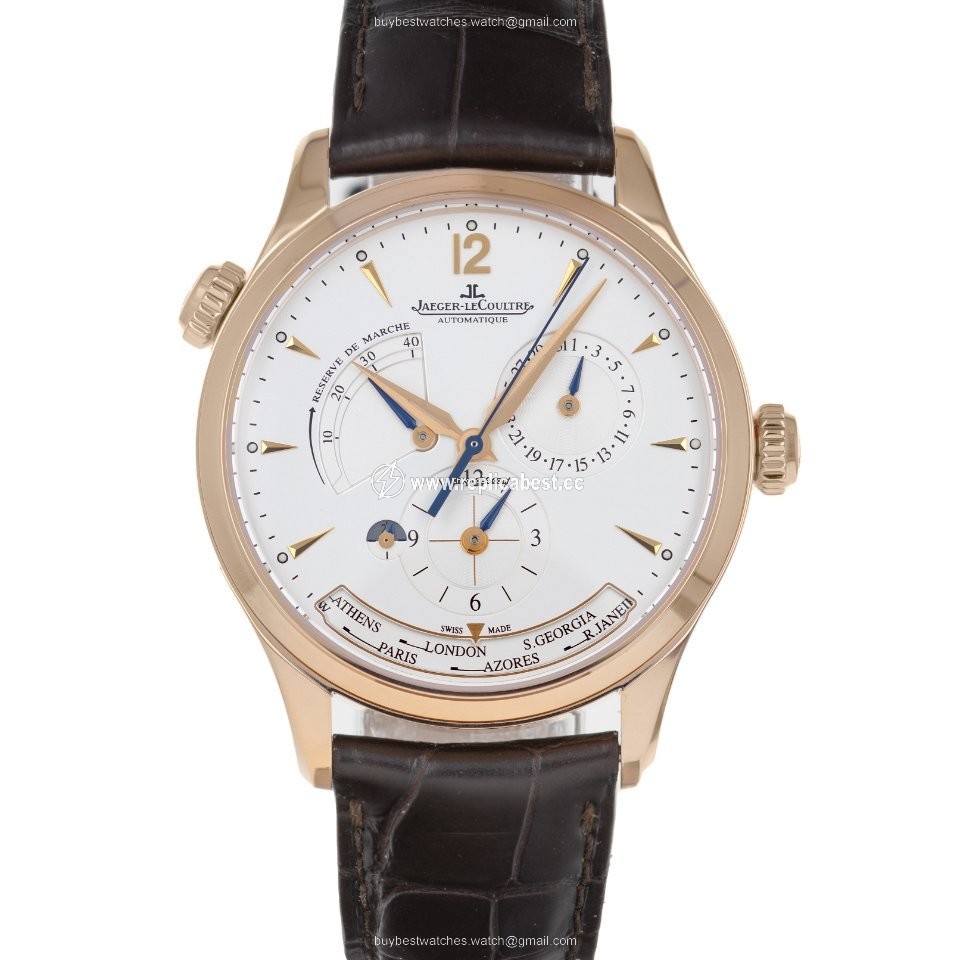 Jaeger-LeCoultre Master Geographic Mens watch Unisex Automatic Rose gold Q1422521 176.2.29.5