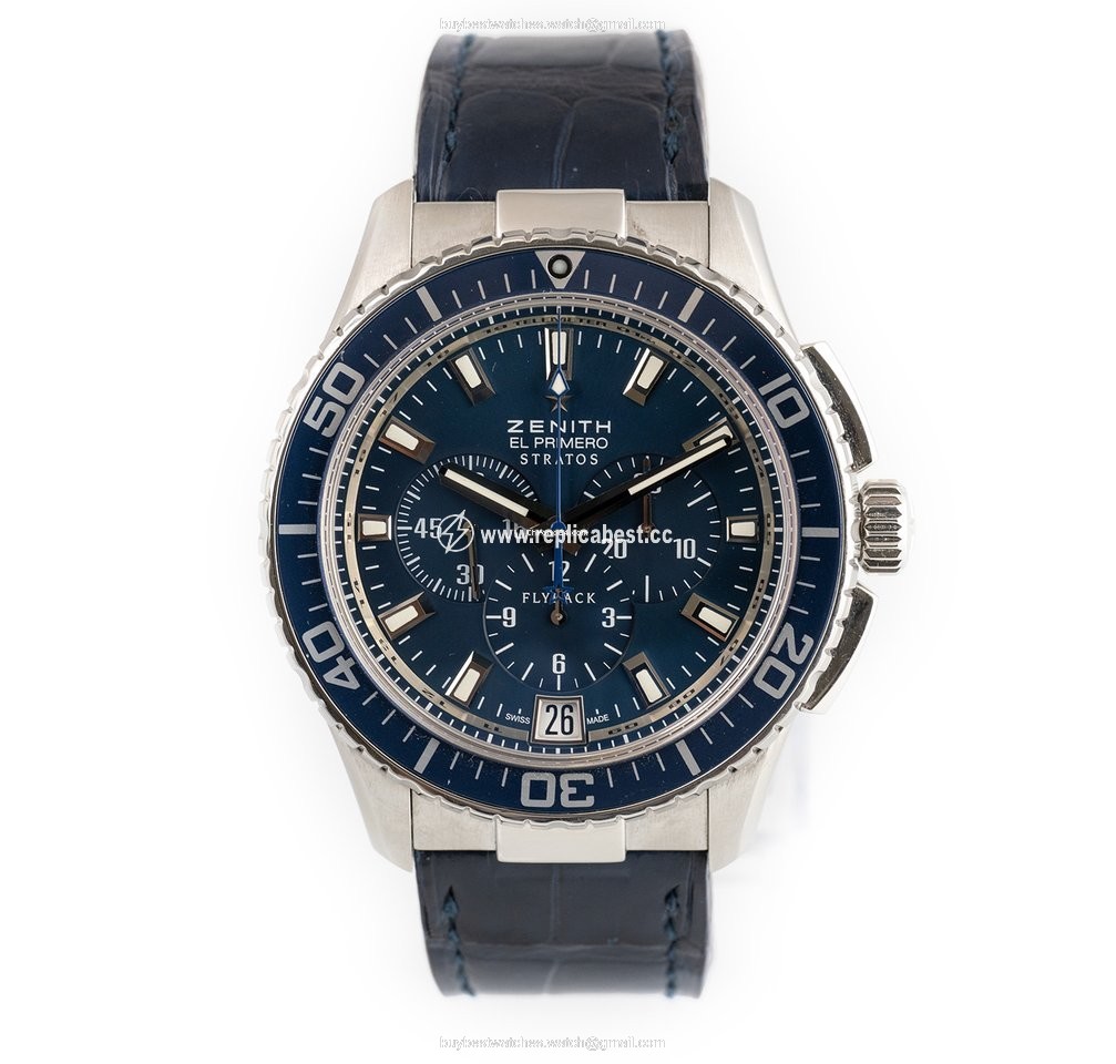 Zenith El Primero Stratos Flyback Mens watch Unisex Automatic Steel 03.2067.405