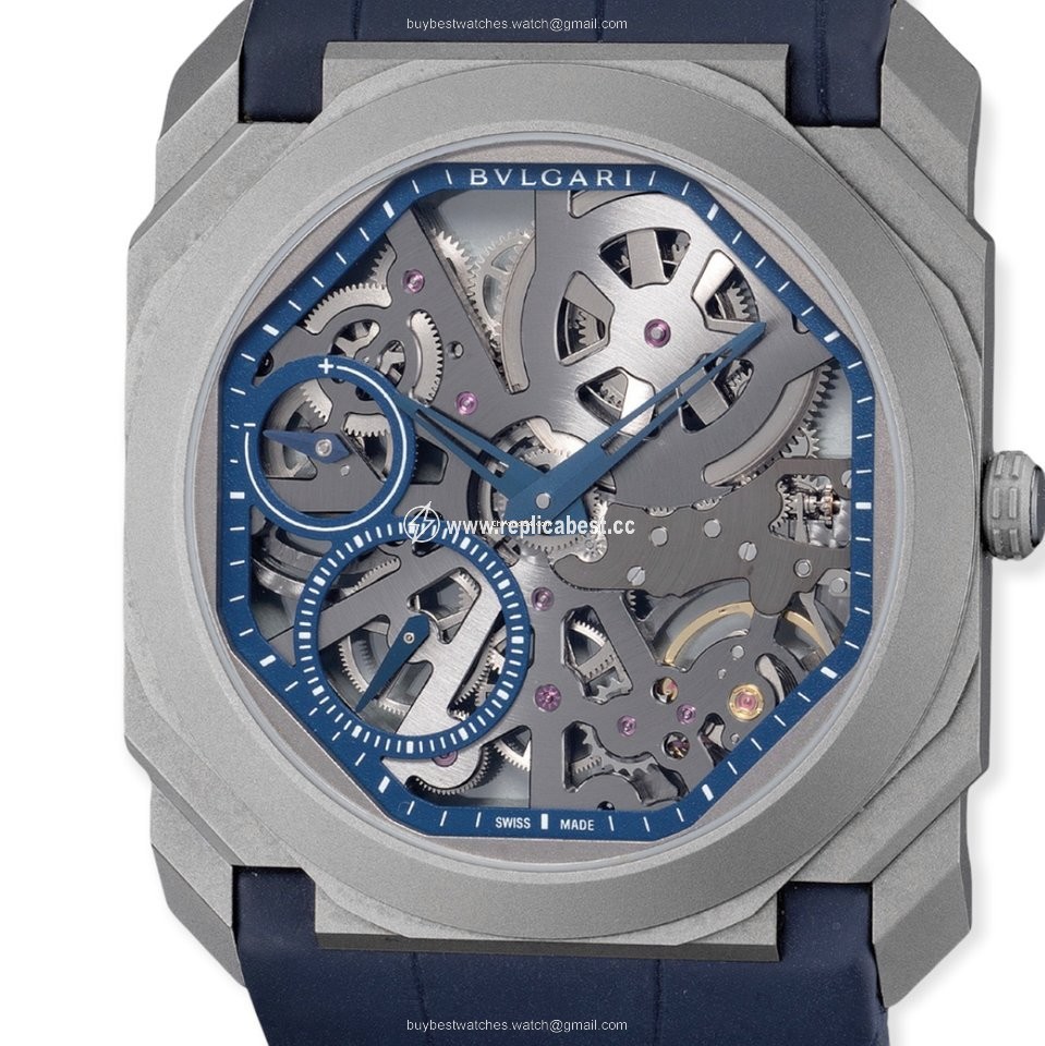 Bulgari Octo Mens watch Unisex Manual winding Titanium 102941