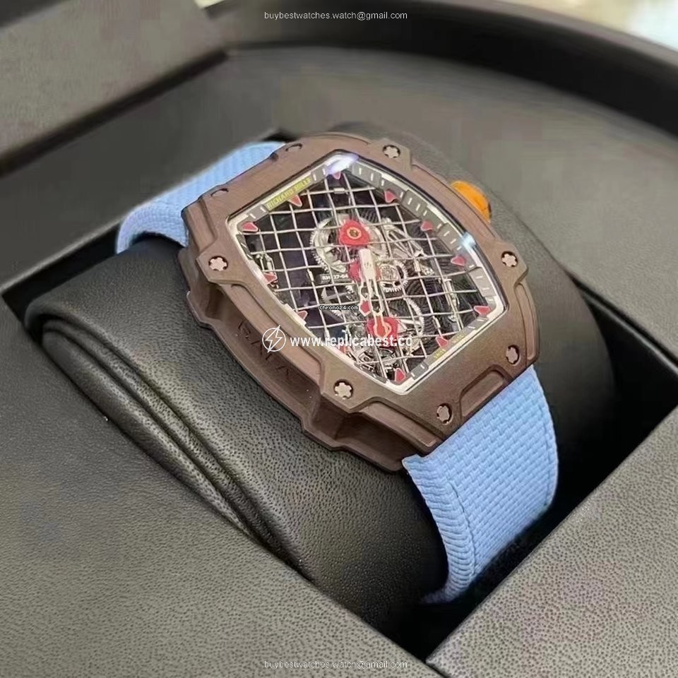 Richard Mille RM 027 Mens watch Unisex Automatic Richard Mille Rafael Nadal RM 27-04 Tourbillon TitaCarb Limited to 50pcs Worldwide