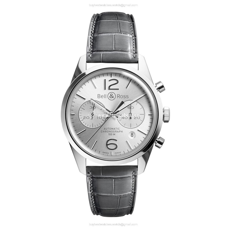 Bell & Ross Vintage Automatic Steel BRG126.WH.ST.SCR