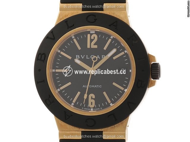 Bulgari Diagono Mens watch Unisex Automatic Yellow gold AL38G