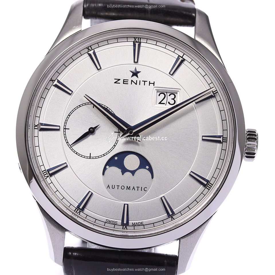 Zenith Captain Moonphase Mens watch Unisex Automatic Steel 03.2143.691