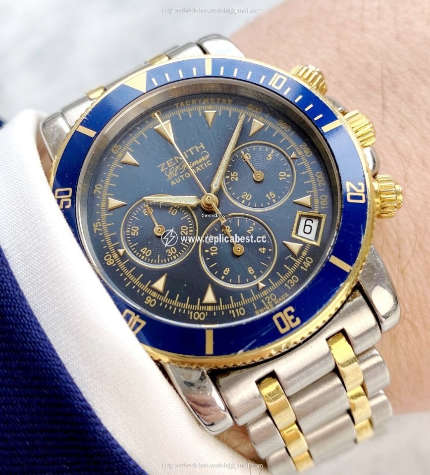 Zenith El Primero Chronograph Mens watch Unisex Automatic Yellow gold 530370400