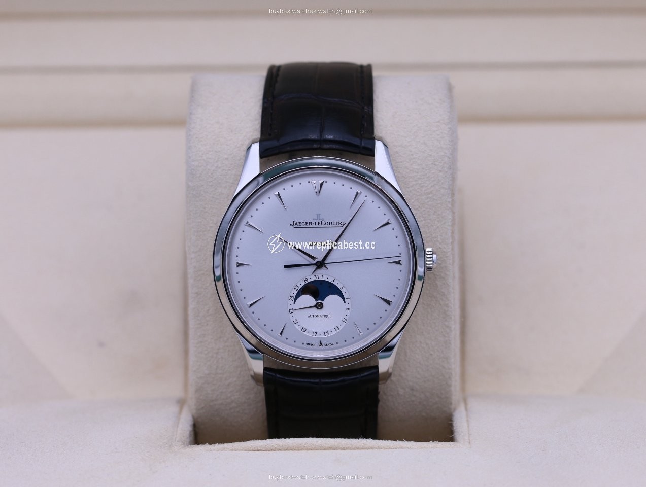 Jaeger-LeCoultre Master Ultra Thin Moon Mens watch Unisex Automatic Steel Q1368420