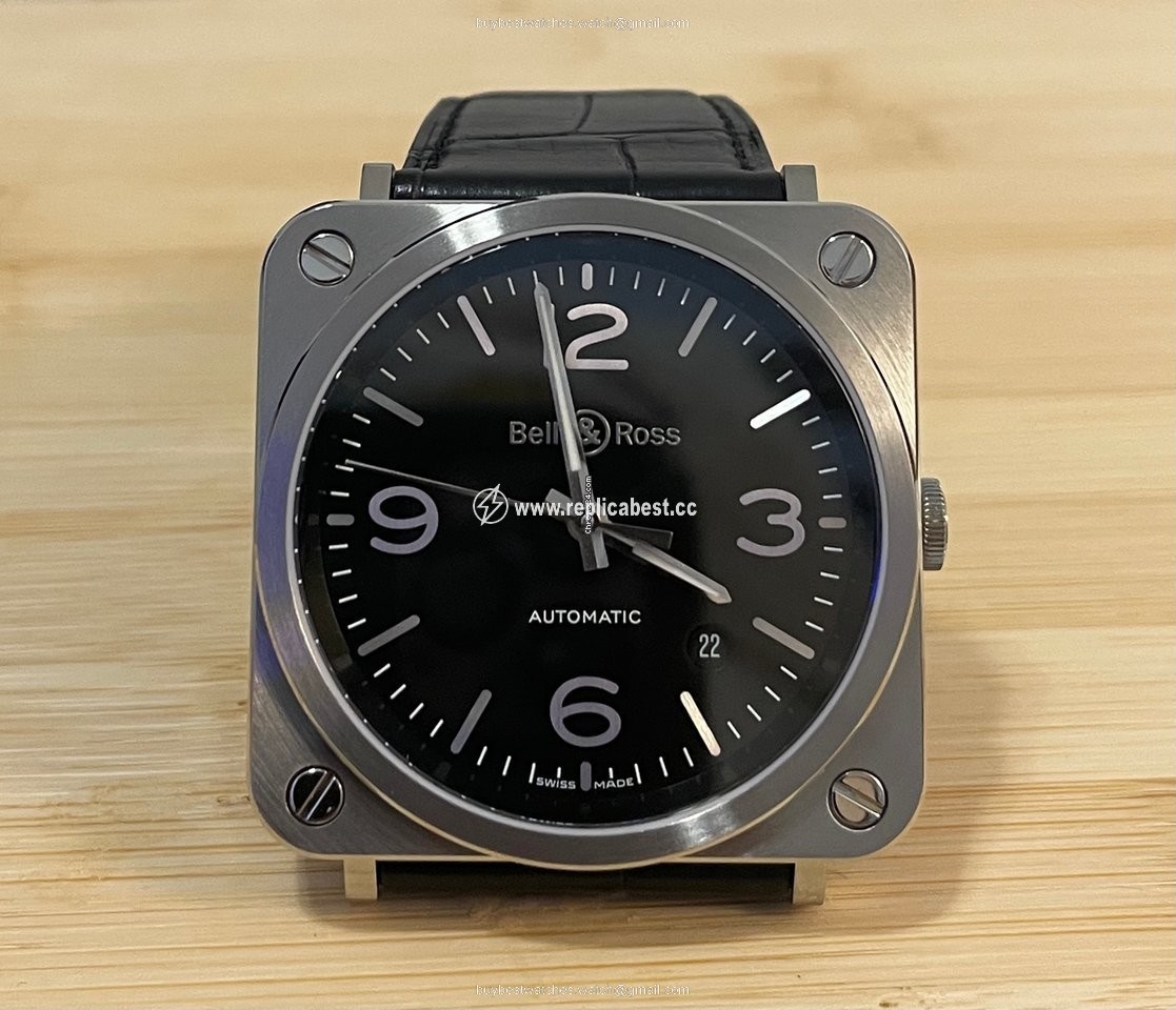 Bell & Ross BR S Mens watch Unisex Automatic Steel BRS92-BL-ST