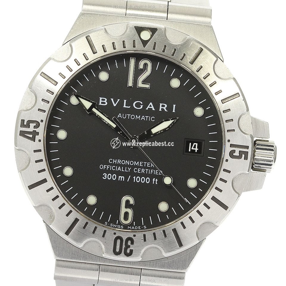 Bulgari Diagono Mens watch Unisex Automatic Steel SD40S