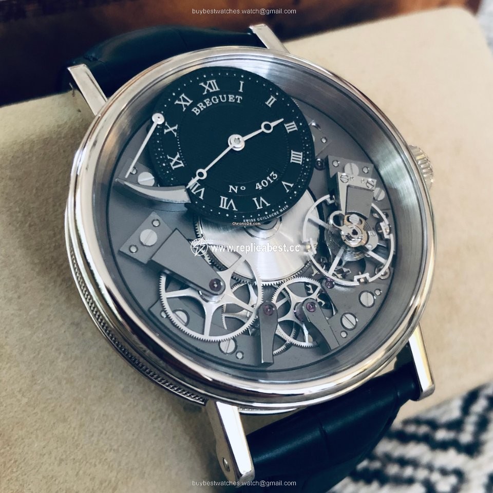 Breguet Tradition Mens watch Unisex Manual winding White gold 7027BB 11 9V6