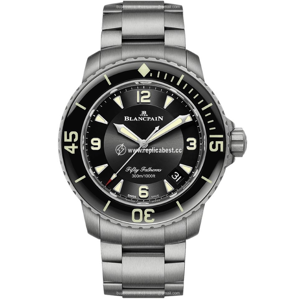 Blancpain Fifty Fathoms Mens watch Unisex Automatic Titanium 5015-12B30-98